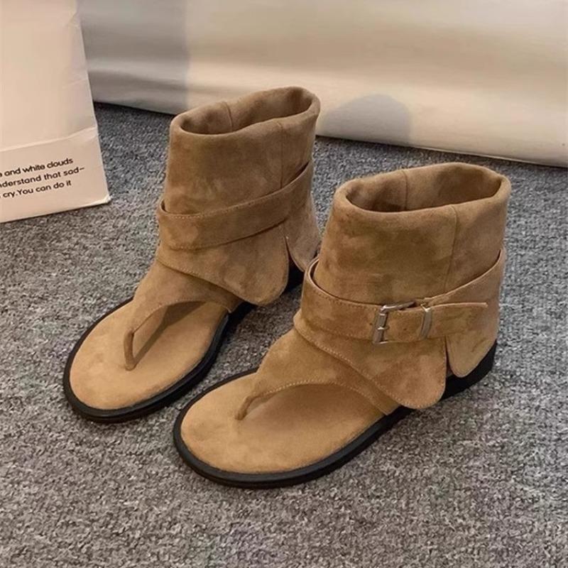 Ретро короткие ботинки, Крутые ботинки, Новая универсальная и модная обувь на толстой подошве для женщин