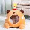 2024 Four Seasons Universal Cat Nest Cartoon Animal Cat Dog House Beds Pet House Съемный и моющийся Cat Kitten House Pet Supplies