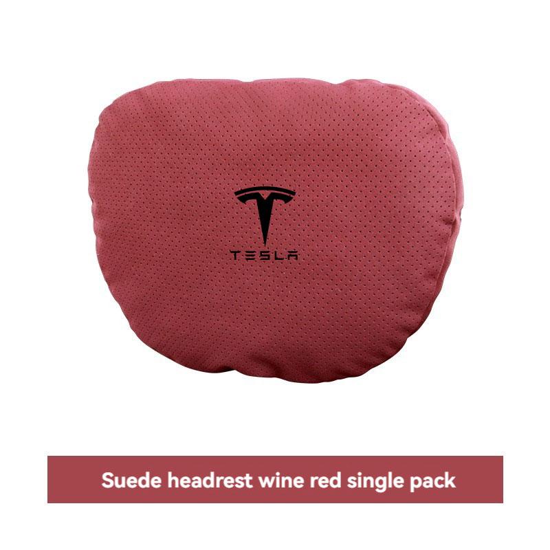 AMM1 For Tesla Model 3 Y X S Neck Pillow Headrest Pillow Automobile Seat Neck Rest Auto Seat Head Support Pillow Car Accessories