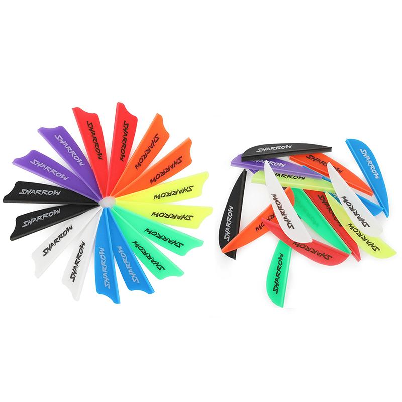 50 шт. 3 дюйма Перья для стрел для стрельбы из лука, резиновые лопасти для оперения для алюминиевых, стекловолоконных, карбоновых древков стрел, аксессуары