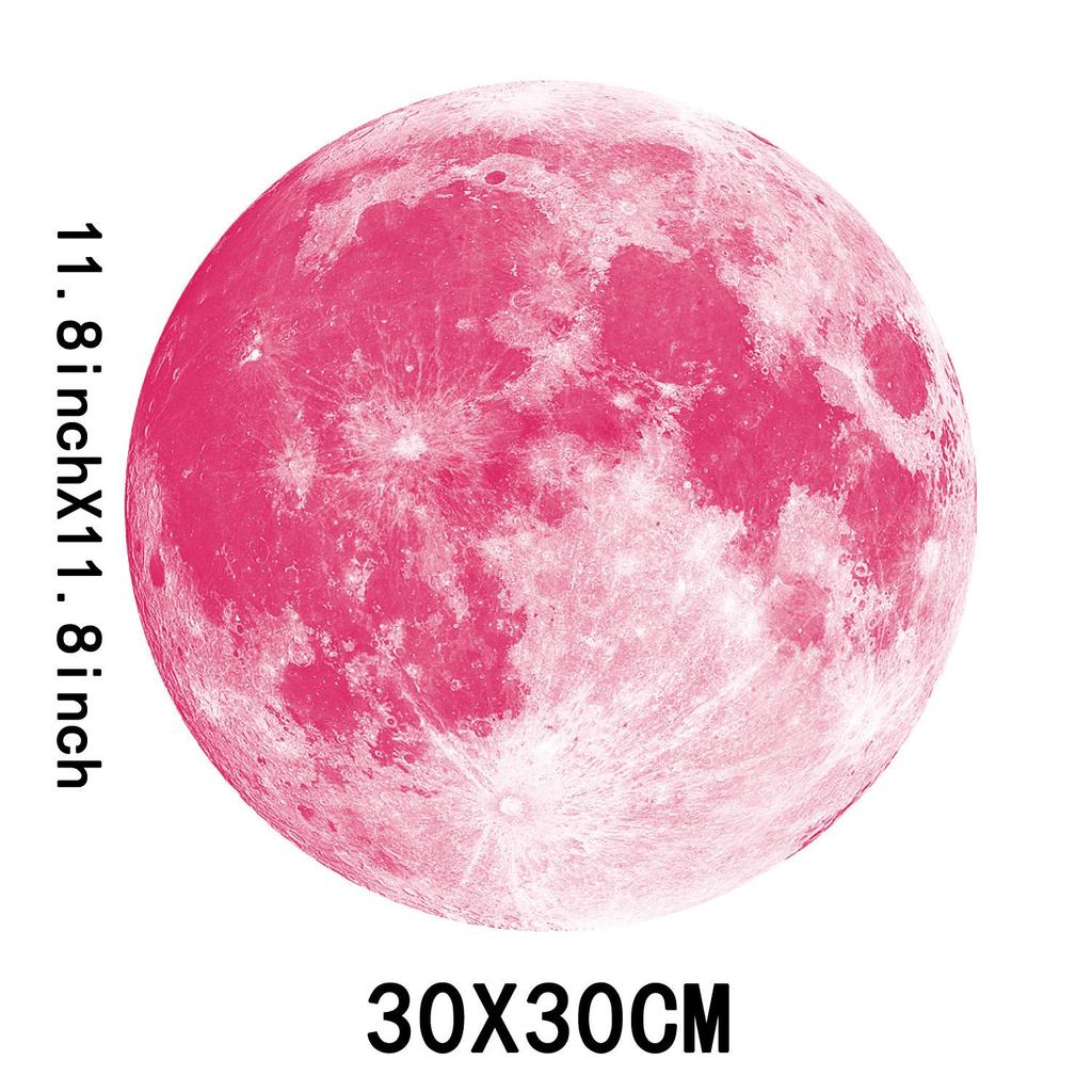 Светящиеся наклейки на стену «Луна и планеты» для детских комнат