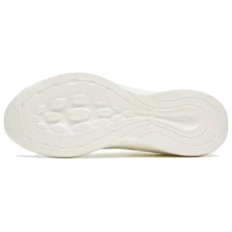 New Anta Flyknit Cushioned Slip Resistant Abrasion Resistant Low Top Running Shoes Men's White 912315582-2