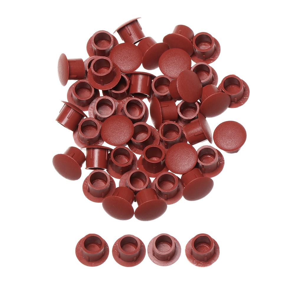 50Pcs Practical Exterior Hole Ornament Hardware Screw Decor Furniture Hole Covers Protective Cap Dust Plug Stopper