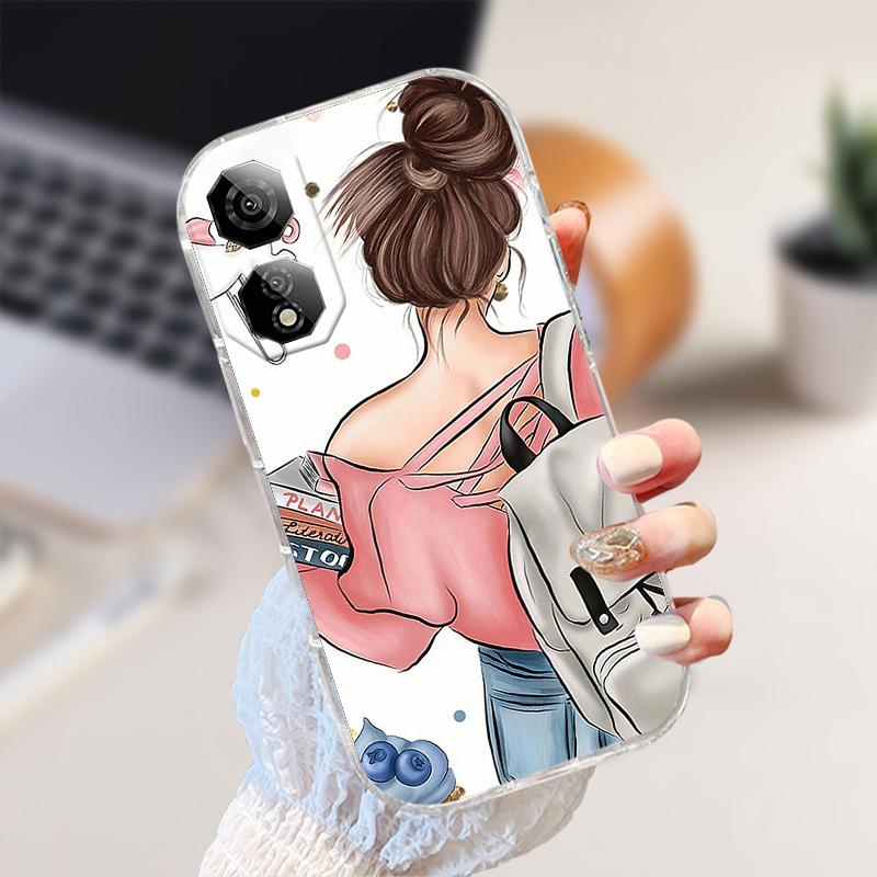 Чехол для ZTE Nubia Neo 2 5G NubiaNeo2 Мультяшное Животное Мягкий Силикон ТПУ Прозрачная Крышка Для Nubia Neo2 Z2352N Прозрачный Чехол Для Телефона