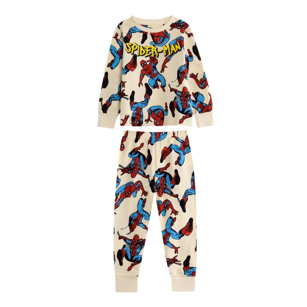 The Amazing Spider-Man Boys Long-Sleeved Long Pyjama Set (Pack of 2)