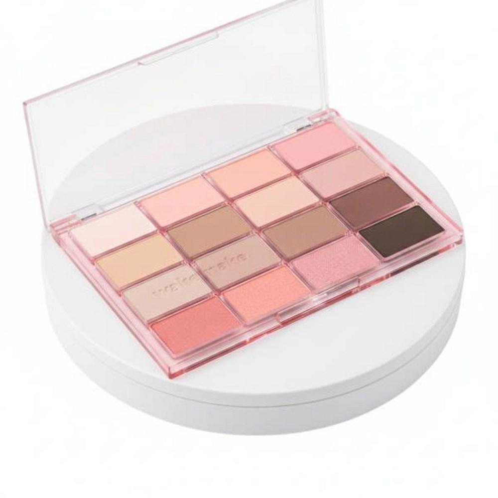 WAKEMAKE Soft Blurring Eye Palette (Single/Special Edition), 1 pcs, 15 Bone Dark Blurring