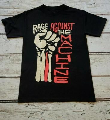 Rage Against The Machine Футболка унисекс с изображением руки, поднятой вверх, полный размер S-5XL SS214