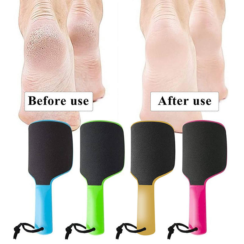 Large U-shaped Curved Foot File Double-sided Foot Grinder Callus Scrubber for Grit Exfoliates Removes Dead Skin