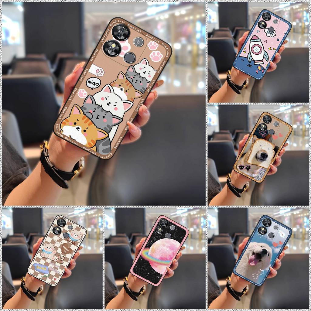 Back Cover Soft Case Phone Case For Oukitel C57 Pro/C57S Protective Anti-dust Dirt-resistant Shockproof Cartoon Graffiti