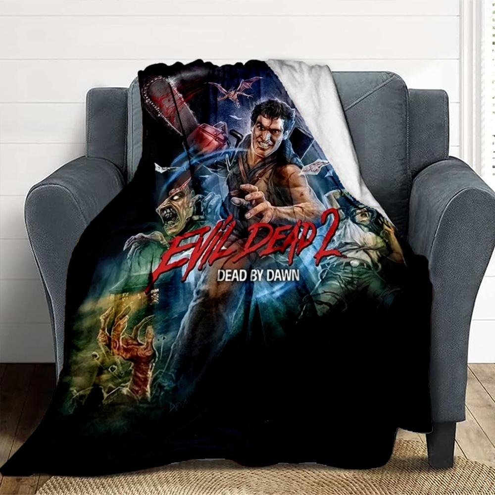 Evil Dead Flannel Blanket Throw Blanket Soft Warm Sofa Bed Camping Car home Decor Unique Christmas Gift C9301302