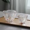 Heat-resistant Glass Tea Cup Japanese Kung Fu Tea Set Wine Glass Rain Drop Cup Transparent Glass Drinking