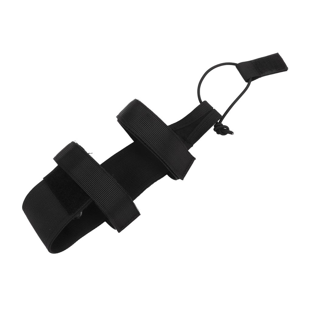 Water Bottle Carrier Camping Hiking Water Bottle Holder Outdoor Adjustable Webbing Kettle Cover Black