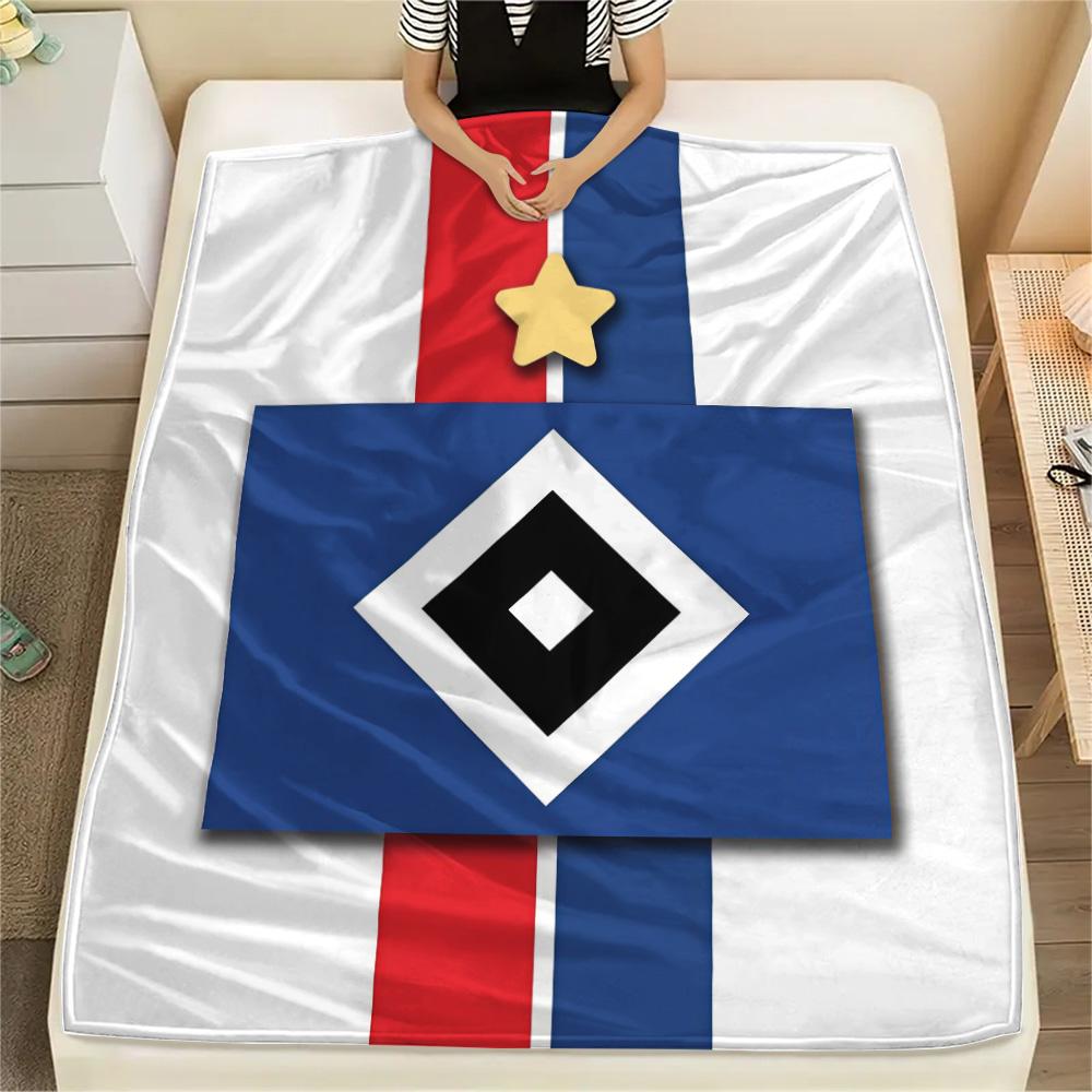 Hamburger SV Flannel Blanket, High quality Comfortable for All Seasons, Home Decor, Warmth and Comfort