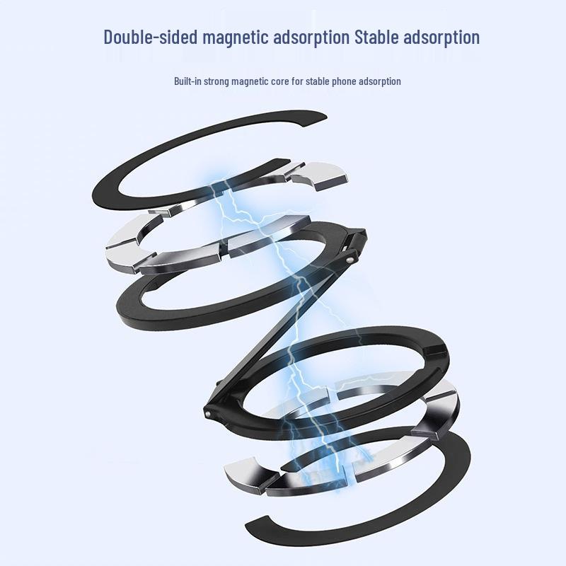 New Double-Sided 360° Rotating Magnetic Phone & Tablet Holder for Desktop and Gym Use