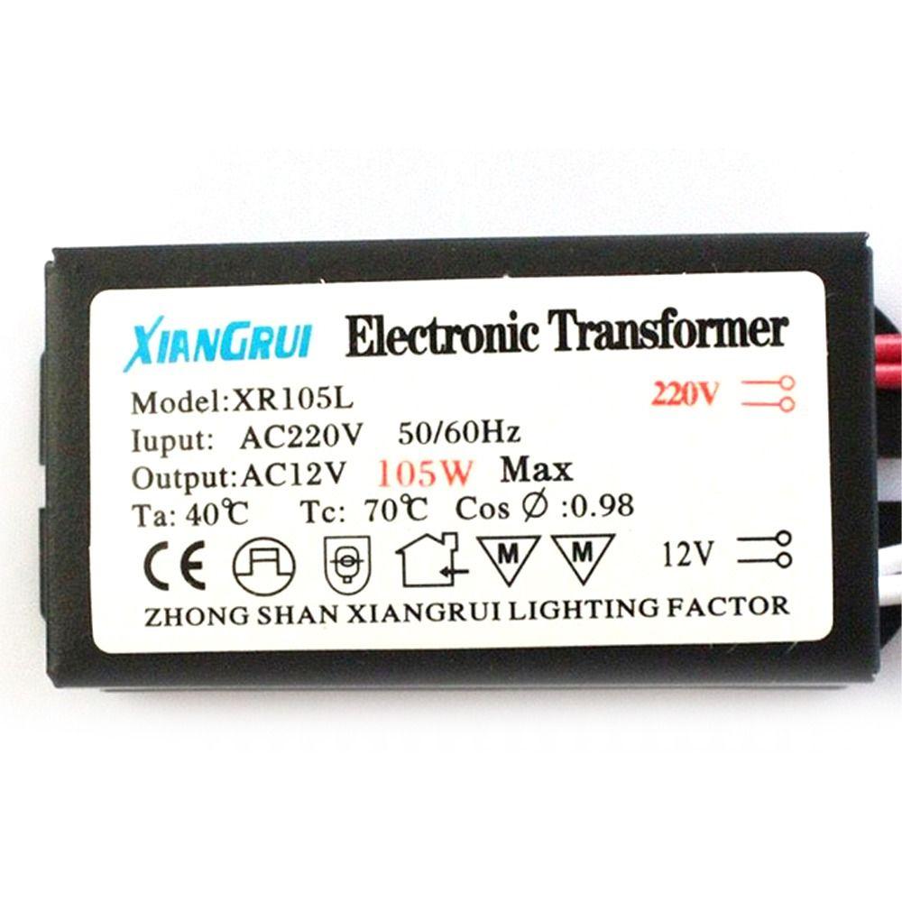 Точный 18 Вт/28 Вт/48 Вт/72 Вт/100 Вт Адаптер переменного тока выход 220 В AC12 В Блок питания лампа электронный трансформатор
