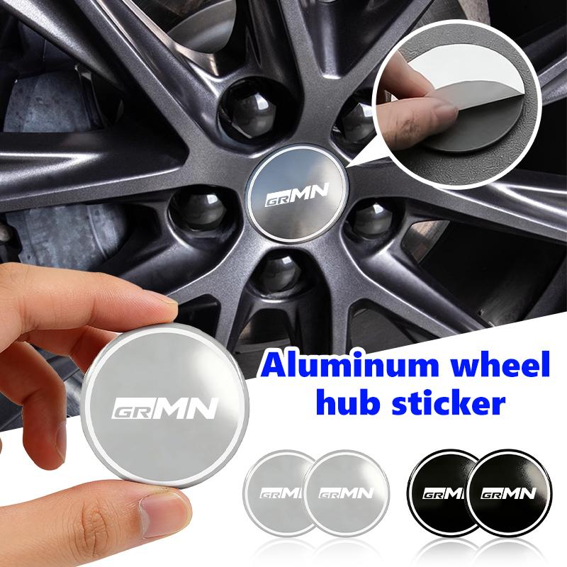 4Pcs 56MM Car Wheel Center Hub Caps Logo Sticker For Toyota GR Sport Yaris Chr Auris Rav4 Prius Prado Avensis Verso LPTWX1