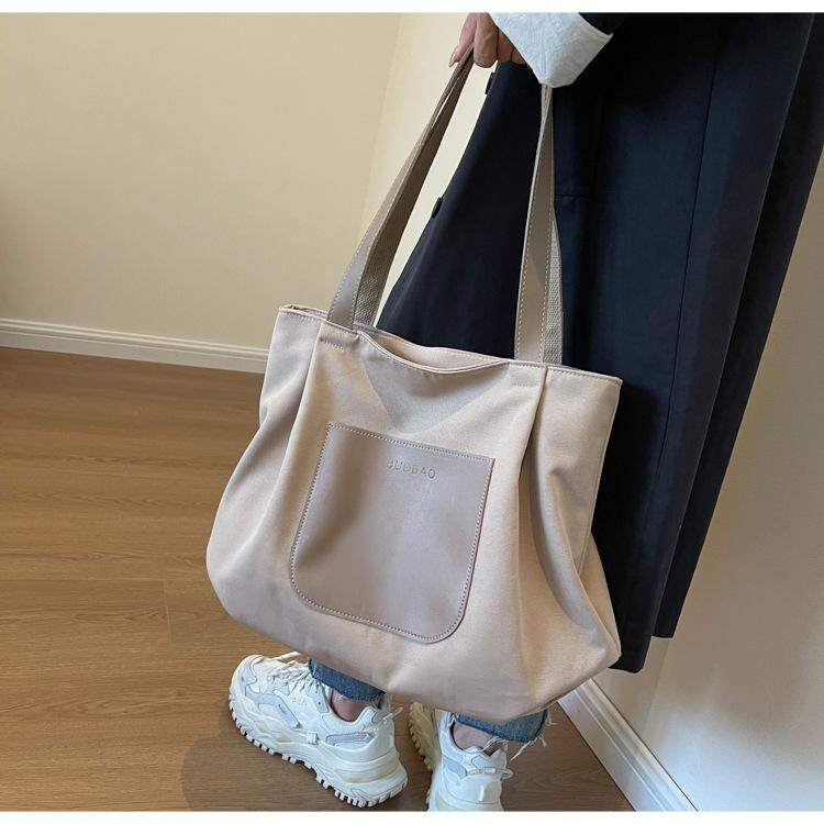 Холщовая большая сумка большой вместимости для поездок на работу, женская сумка