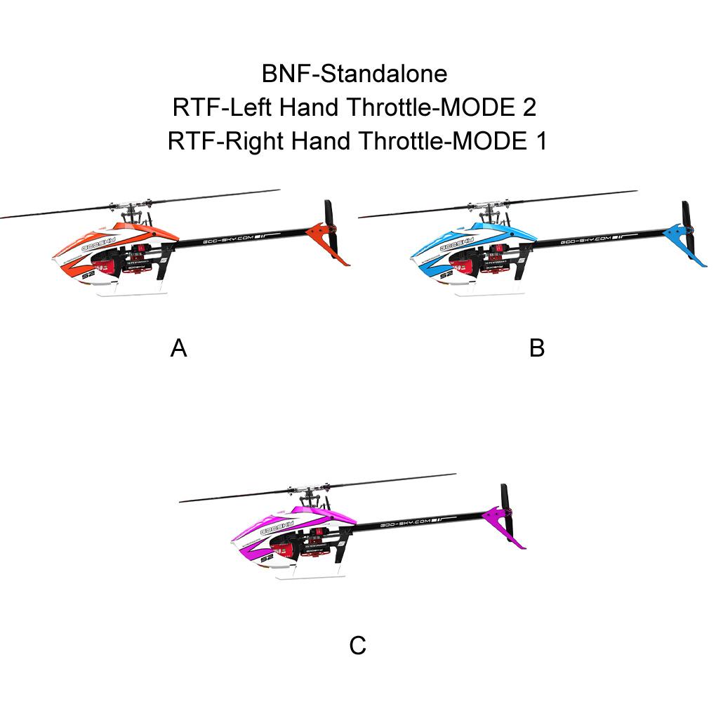 2025 New Goosky S2 Max BNF/RTF 6channel 3D Stunt Double Brushless Motor Direct Drive Motor Flybarless Direct-drive Rc Helicopter