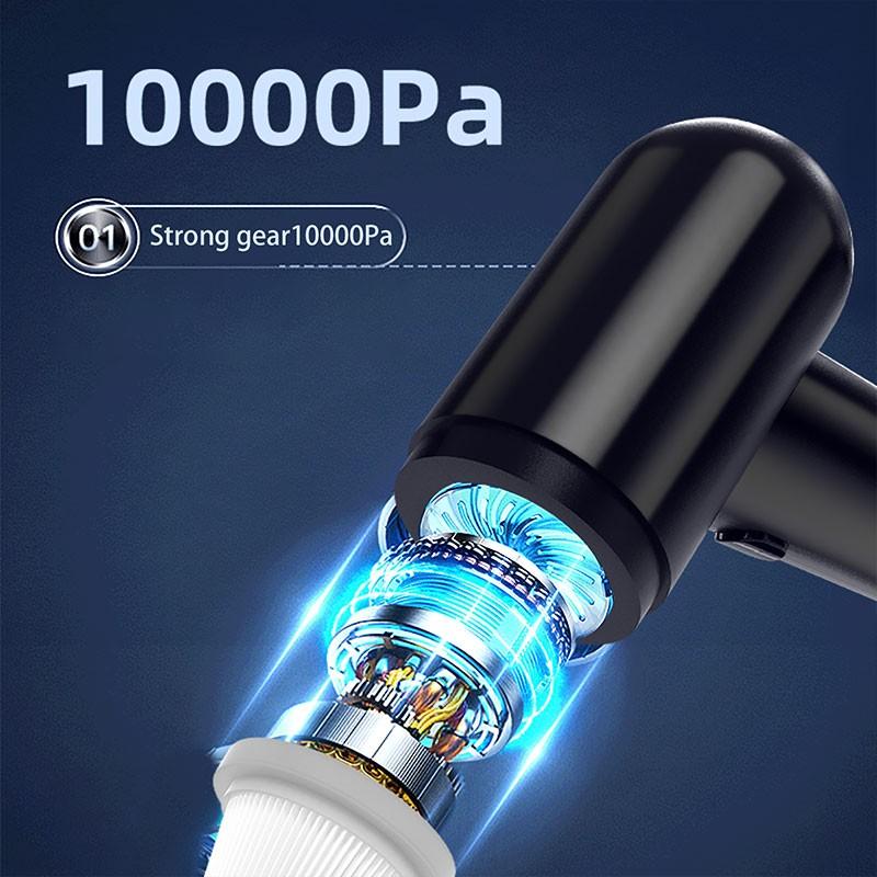 Новый 10000pa беспроводной автомобильный пылесос бытовой пылесос с высоким всасыванием ручной мини-мощный автомобильный пылесос