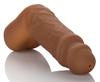 Протез пениса полый 10 x 3 см Коричневый - Calexotics - Протезы