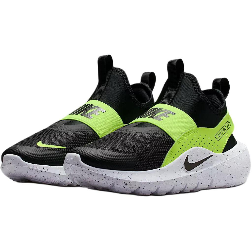 Nike Кроссовки Flex Runner 4 PS Black Volt Детские Белые IF2894-003