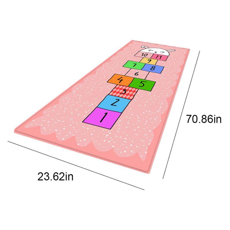 Ковер Hopscotch для прихожей, коврик для детской спальни, ванной комнаты, креативный ковер Hopscotch для гостиной, толщина ковра, украшение для ребенка