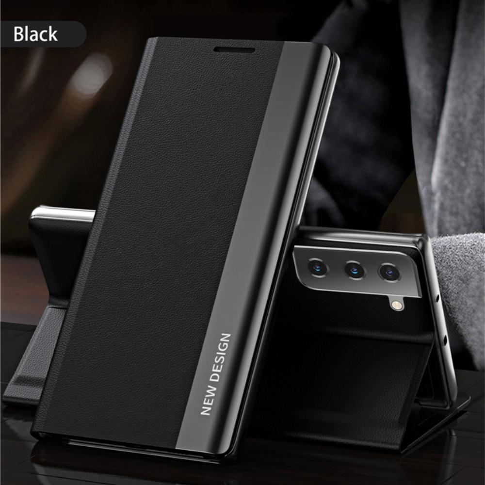 Магнитный кожаный чехол с покрытием для телефона A15 A35 A55 5G Stand Flip Samsung S25 S24 Plus S22 S23 FE Note 20 Cover