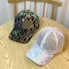 Summer Lace Flower Baseball Cap Fashionable Sun Shading Hollow Duck Tongue Cap New Hat for Women