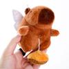 Cute Capybara Back Butterfly Pull-Out Drawing Plush Doll Keychain Backpack Hanging Ornaments