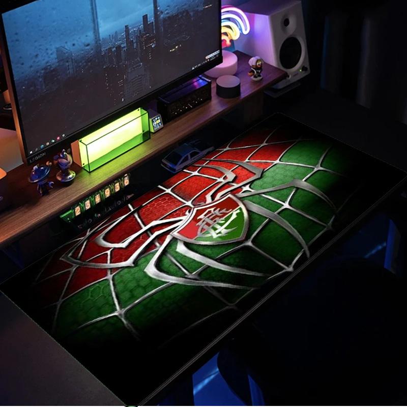 Fluminense Fc Crest mouse pad, rubber base, esports desk mat, mouse pad for gamers and office use, gaming desk , easy to clean mat