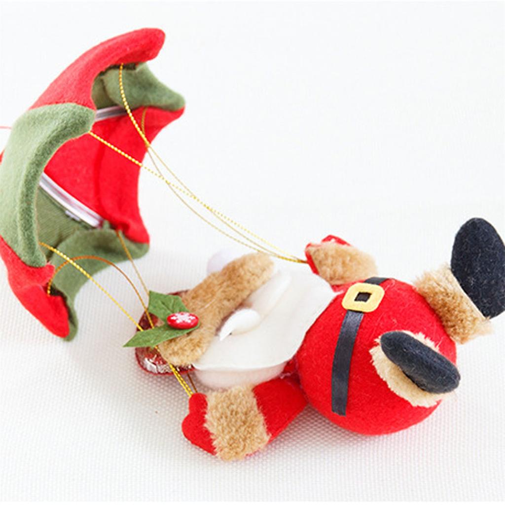 Рождественский парашют Санта-Клаус Снеговик Подвески Сцена Украшение Подвеска