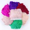 2meter Purple Goose Feather Trim Fringe for Crafts Beautiful Lovely Plumes Ribbon for Sewing Carnival Skirt Decoration Accessory