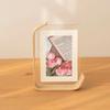Wooden Swing Table Picture Frame DIY Transparent Herbarium Display Acrylic Double-Sided Personalized Photo Box Home Decor