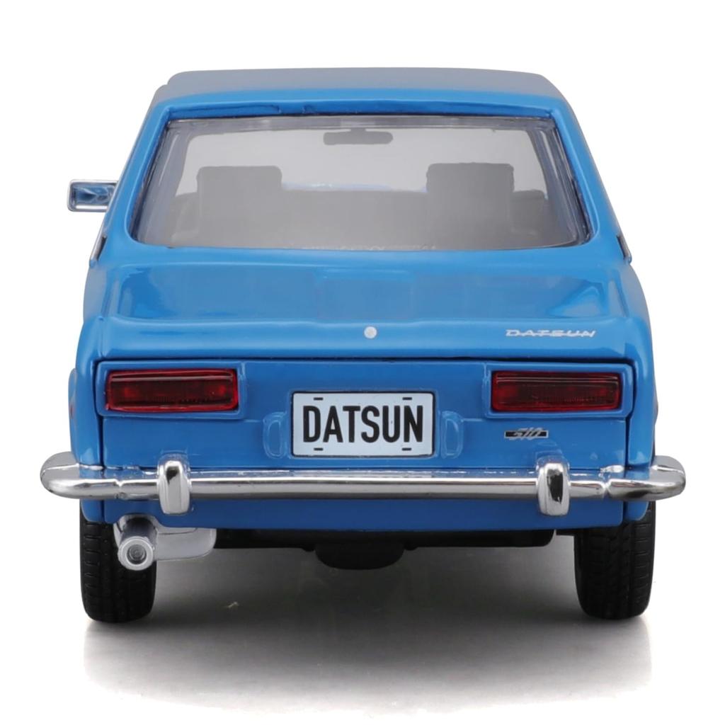 Maisto 1/24 Scale Nissan 1971 Datsun 510 Blue / Diecast Model Car, Finished Model, 31518 BU