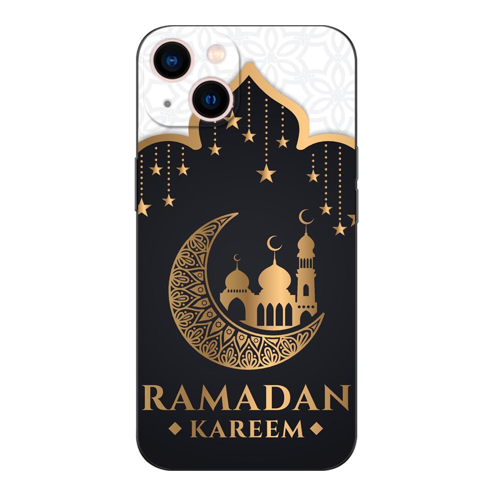 Black Tpu Case For OPPO A32 A33 A53 A53S A54 A55 A73 A74 A76 A77 A91 A94 A95 A93S A92S 4G 5G Ramadan