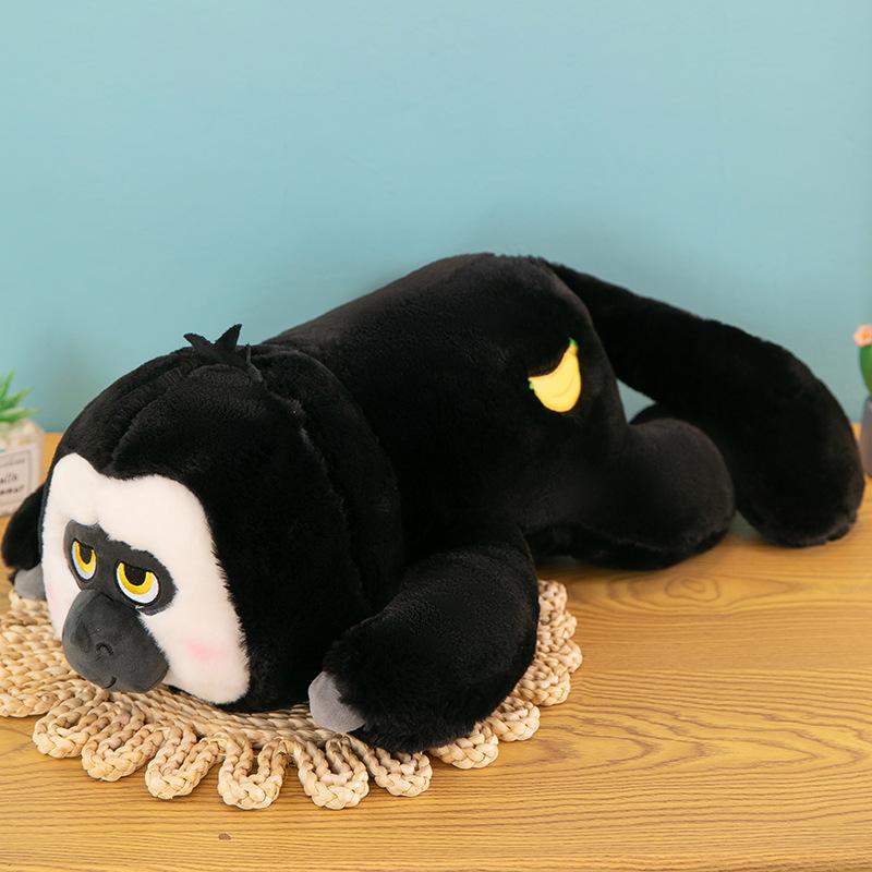 Cartoon Backpack White Face Monkey Plush Toys Children's Birthday Gift Home Pillow Office Ape Monkey Sleeping Pillow