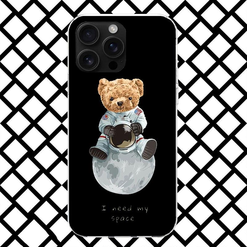 Барон Филу Трендовый Чехол для Телефона с Медведем для Отдыха для iPhone 17 Air 16 16E 15 14 Plus 13 Mini 12 11 Pro Max 7 8 + SE 2020 Мягкий Чехол Забавный