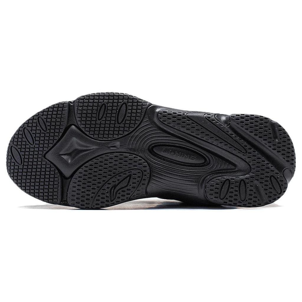 Li Ning Wing Style Амортизация Нескользящие Износостойкие Поддержка Низкие Повседневные Кроссовки Женские Черные AGCT462-4