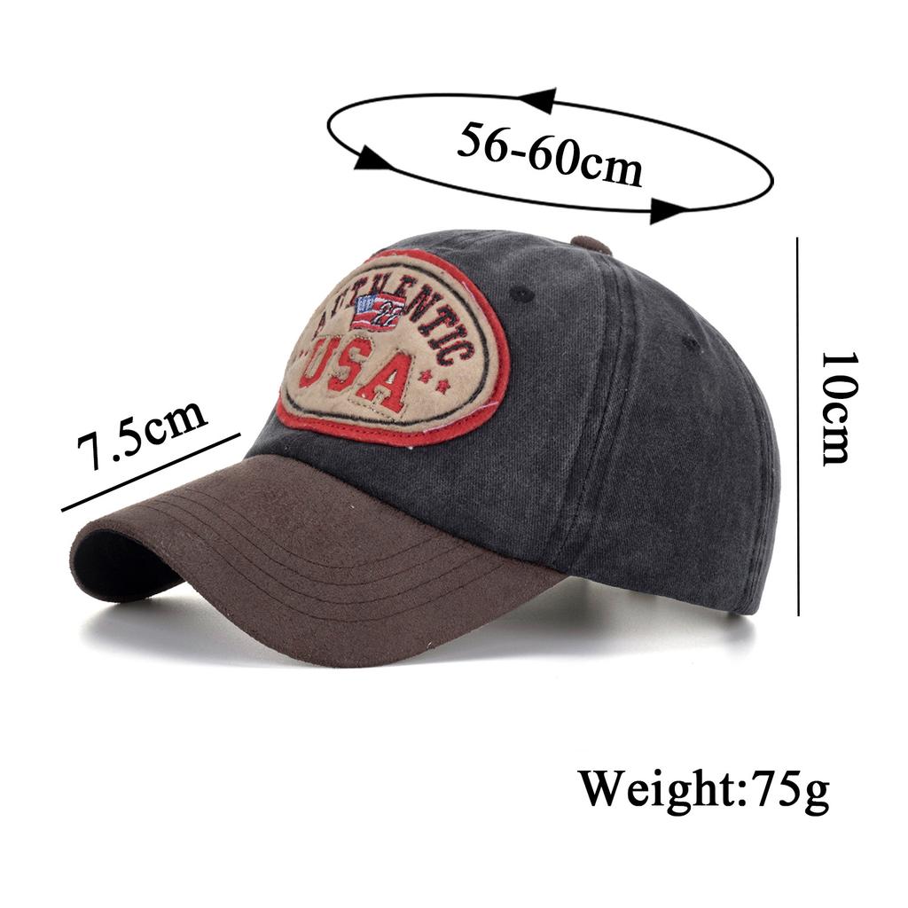 Стиранный хлопок, новая бейсболка с вышивкой из США, контрастного цвета, старая стиранная кепка для улицы