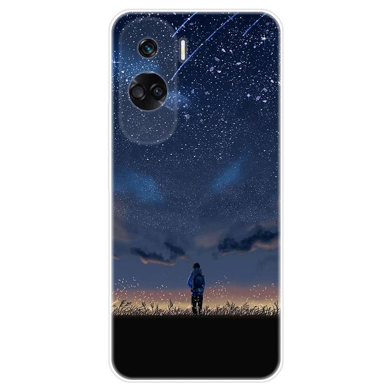 Для Honor 90 lite Honor90 lite чехол Мягкая силиконовая задняя крышка Мультяшный чехол для телефона Модный