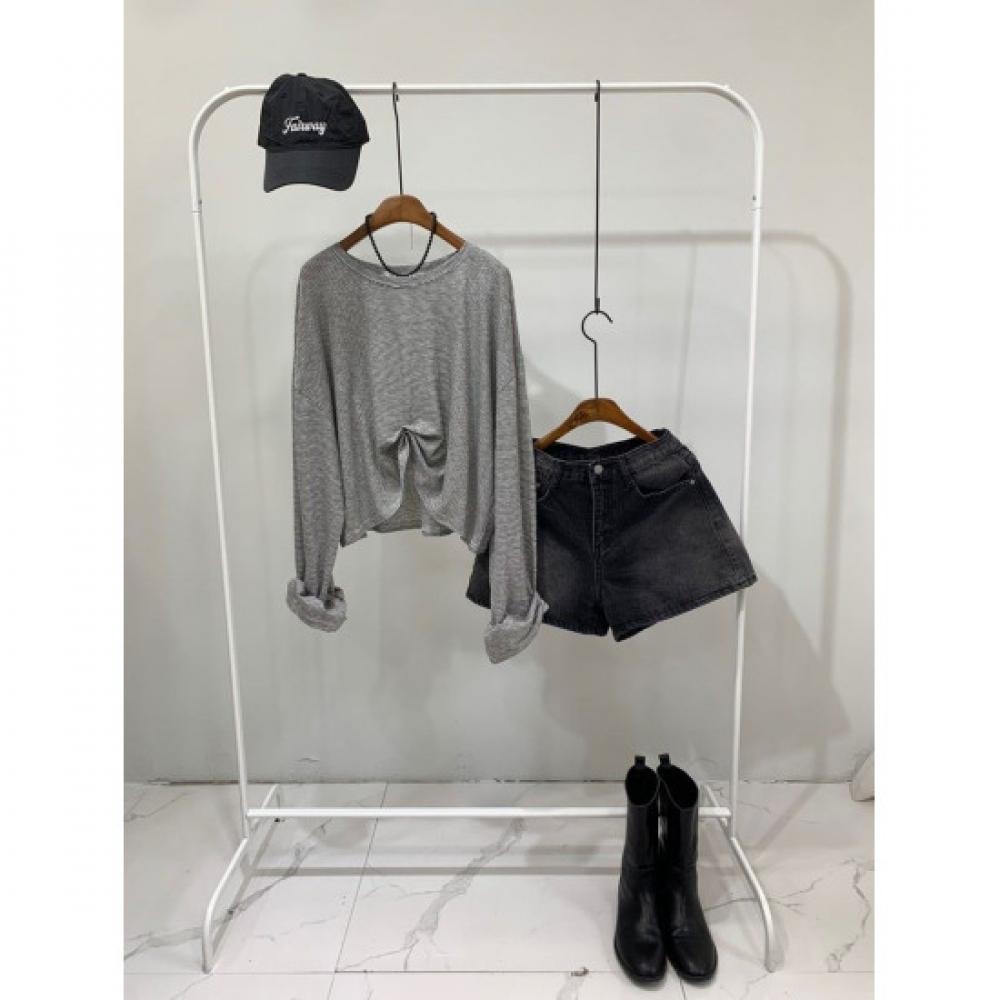 C S In The Room Ykk Zipper waShed 3 4 Denim ShortS 3Color