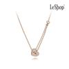 [LeShop] Ожерелье-сердце 14K Botone (Позолоченный)_LJ5233BRN