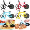 Novelty Bicycle Shape Pizza Cutter Dual-Wheel Slicer Kitchen Home Decor Tool