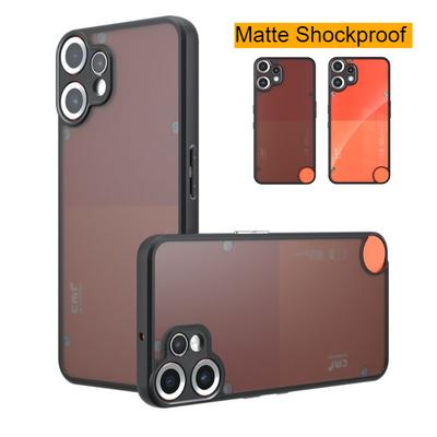 Матовый противоударный чехол для телефона Nothing CMF Phone 2 Pro Жесткий бампер Мягкая прозрачная задняя крышка Для Nothing CMF Phone 2Pro Чехол