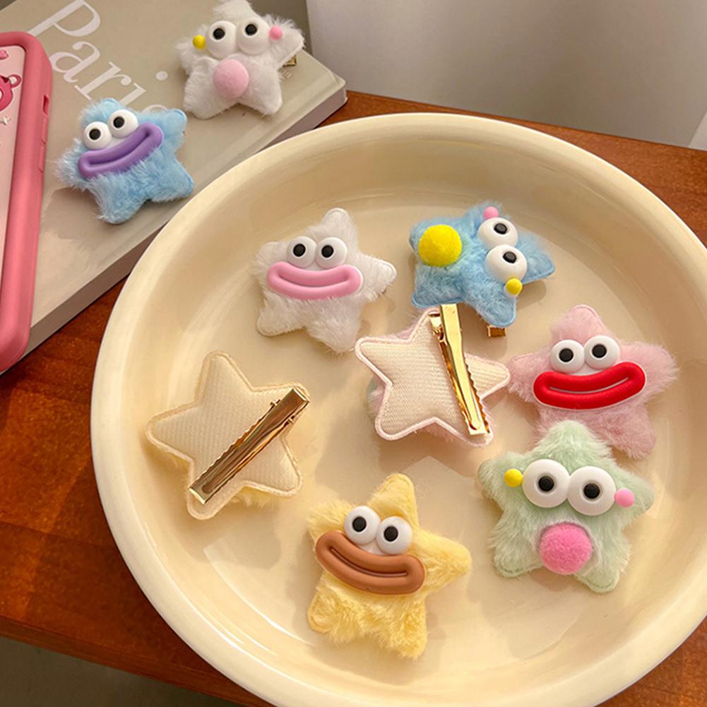 Забавный плюшевый змеиный рот сосиски заколка для волос звезда ниша милая челка заколка модный головной убор аксессуар для волос для взрослых детей