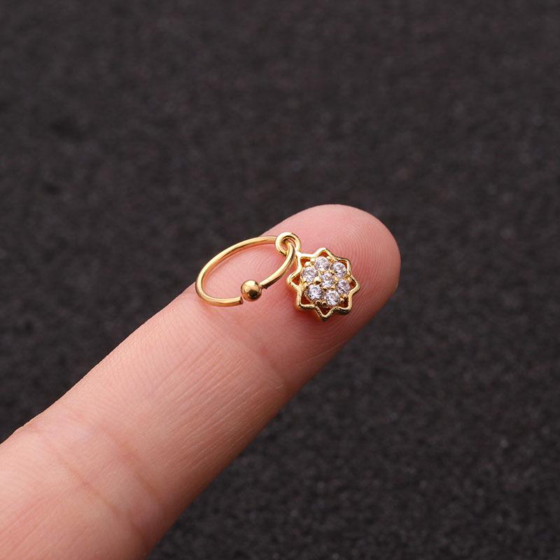 Ювелирные изделия 1 шт. великолепные хрустальные серьги-кольца хрящ спираль пирсинг пупка кольцо трагус ручная работа