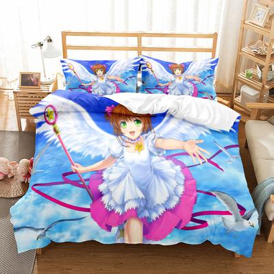Комплект постельного белья для девочек Cardcaptor Sakura King Queen Double Full Twin Single Size