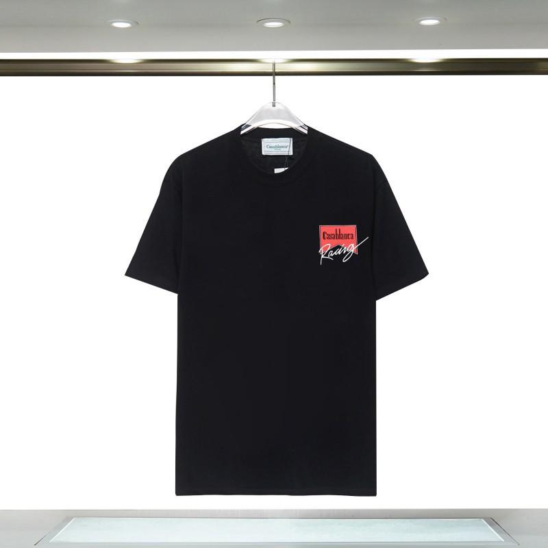 Casablanca 23 spring and summer new fantasy gate starry sky castle casa letter logo short-sleeved couple T-shirt