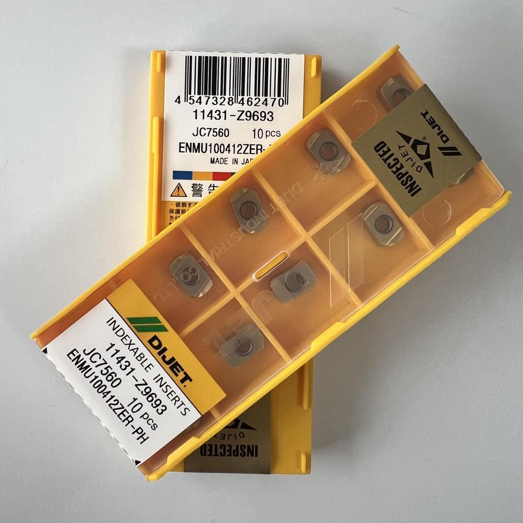 ENMU100412ZER-PH JC7560 / Industrial Indexable Carbide Inserts 10 Pcs