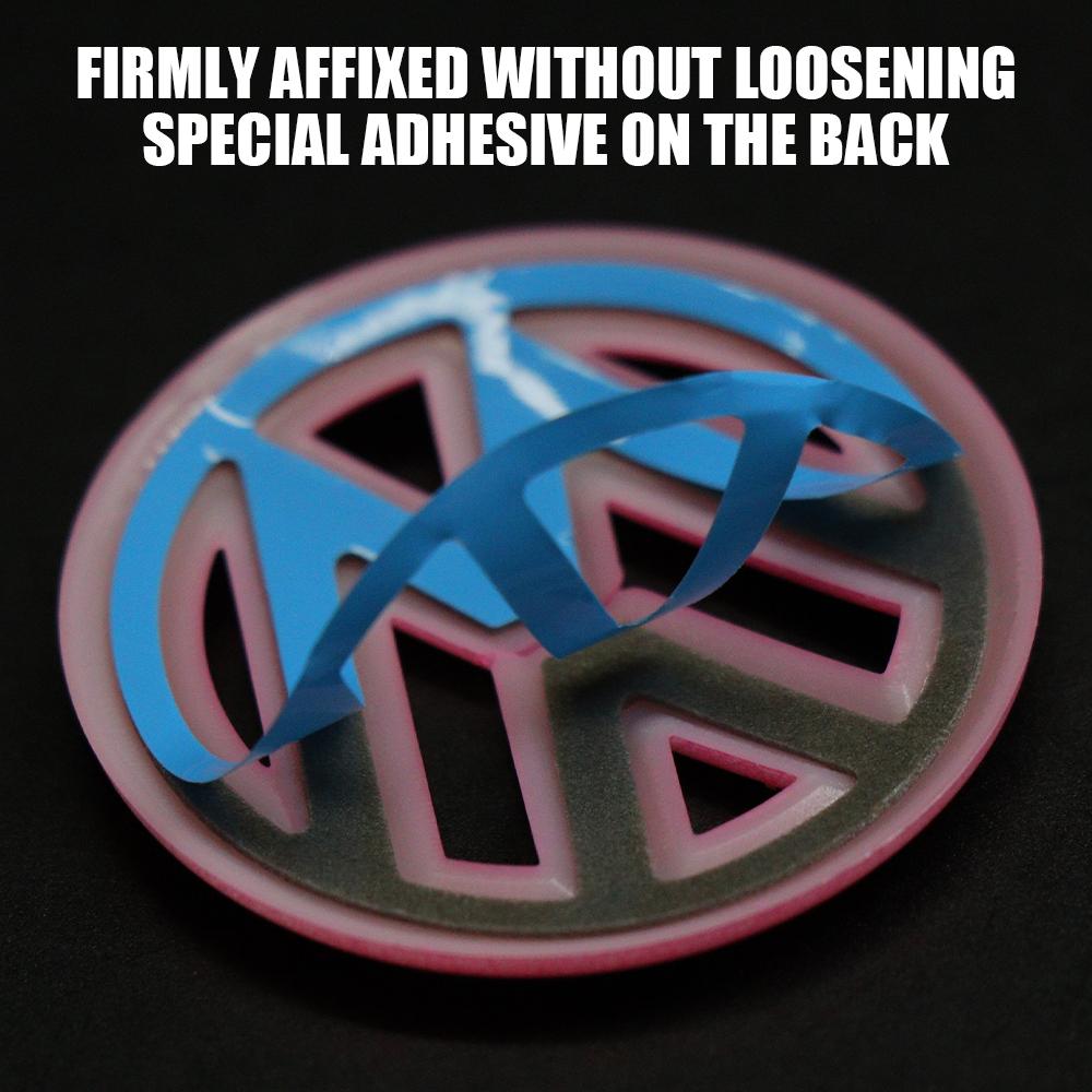 Для VW Volkswagen Jetta MK5 Golf Автомобиль ABS Пластик Рулевое колесо Логотип Круглый Декоративная наклейка для VW Golf Polo Jetta Touran Mk6 Tigua